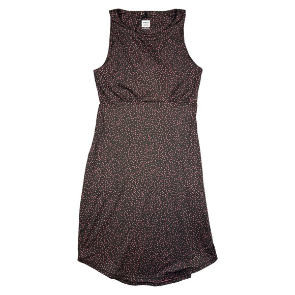 prAna Size S Emerald Lake Dress Deep Pine Spots Purple Sleeveless Athleisure NEW - Picture 3 of 12